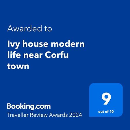 Ivy House Modern Life Near Corfu Town Apartment Контокали Екстериор снимка